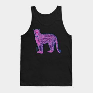 Leopard - Hot Pink Tank Top